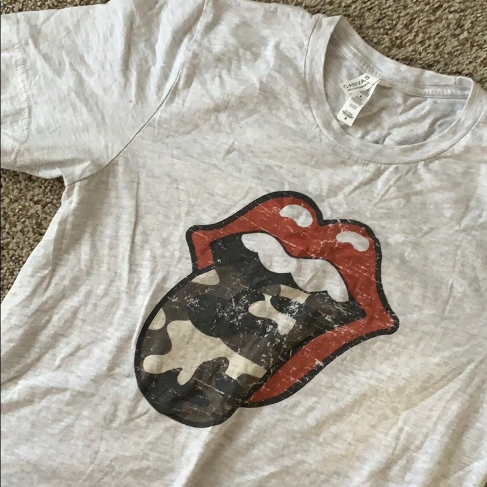 Bella Canvas Camo tongue graphic tee